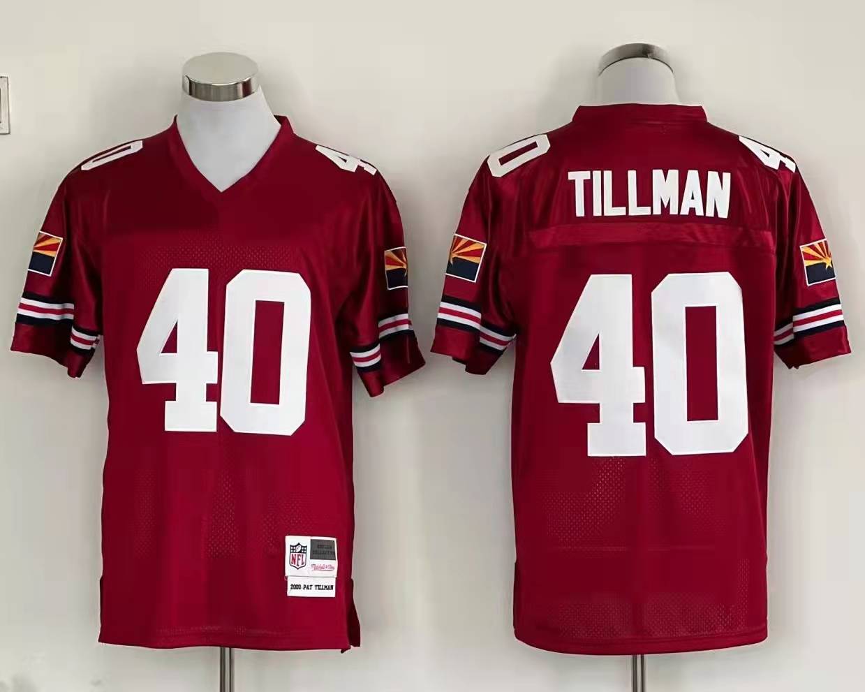 Men's Arizona Cardinals Pat Tillman Mitchell & Ness Cardinal Legacy Jersey